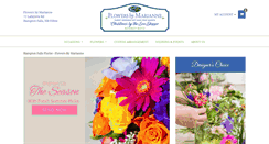 Desktop Screenshot of flowersbymarianne.com